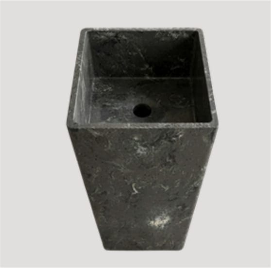 อ่างตั้งพื้นทรงสูง ทรงสี่เหลี่ยม KF020, Slate