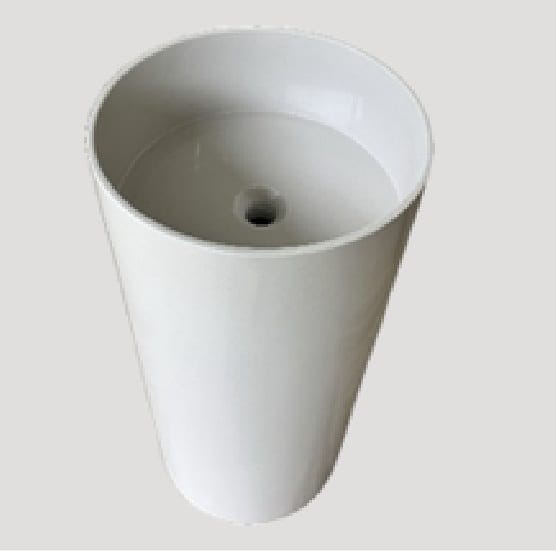 Tall washbasin, round KF026, Aspen Lily