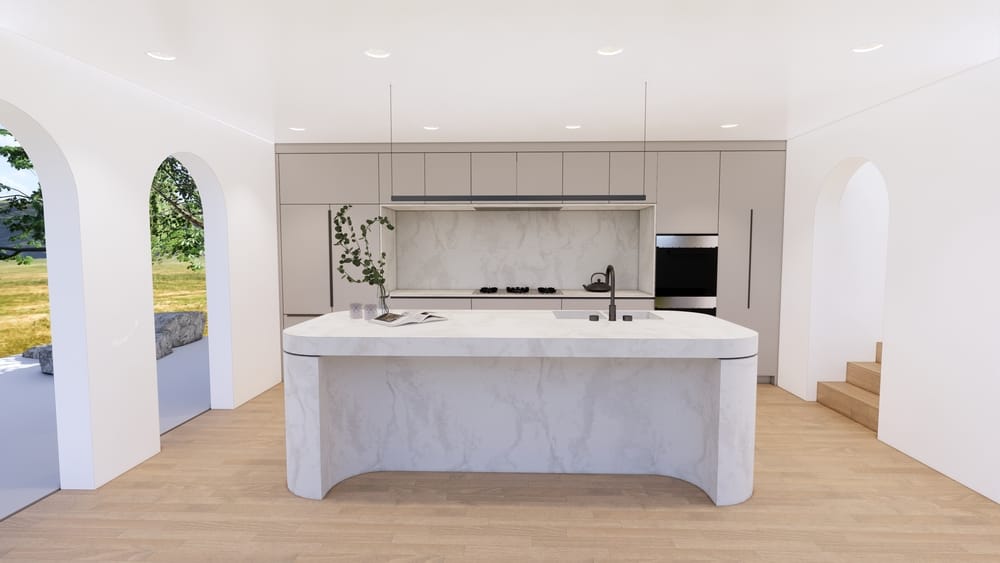 Staron Dawn (VD126) kitchen island